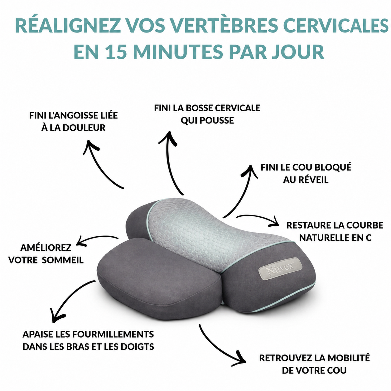 Nüvex™ Triple-Action Cervical Alignment Massager