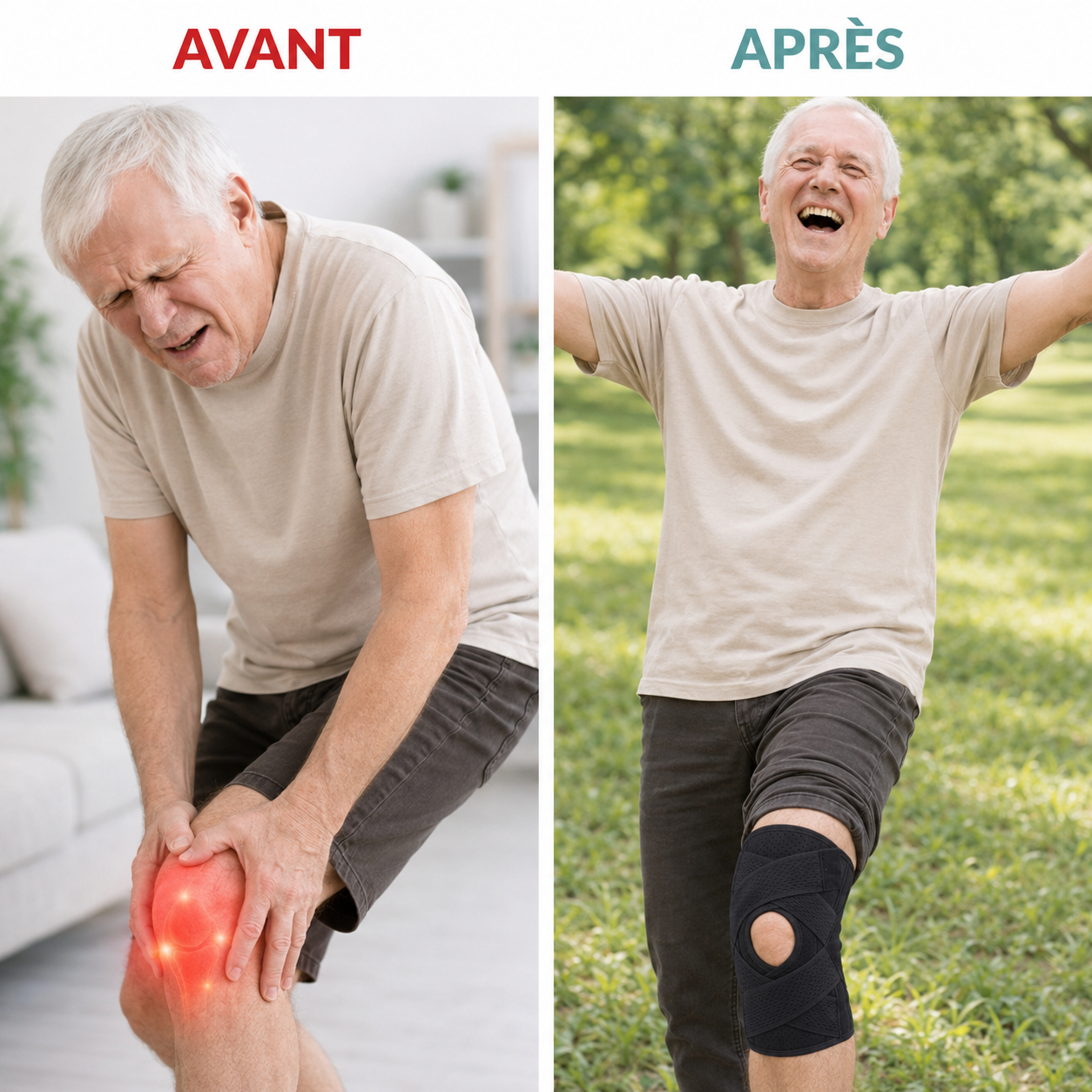 Nerivol TriFlex360 ™ - Genouillère de compression