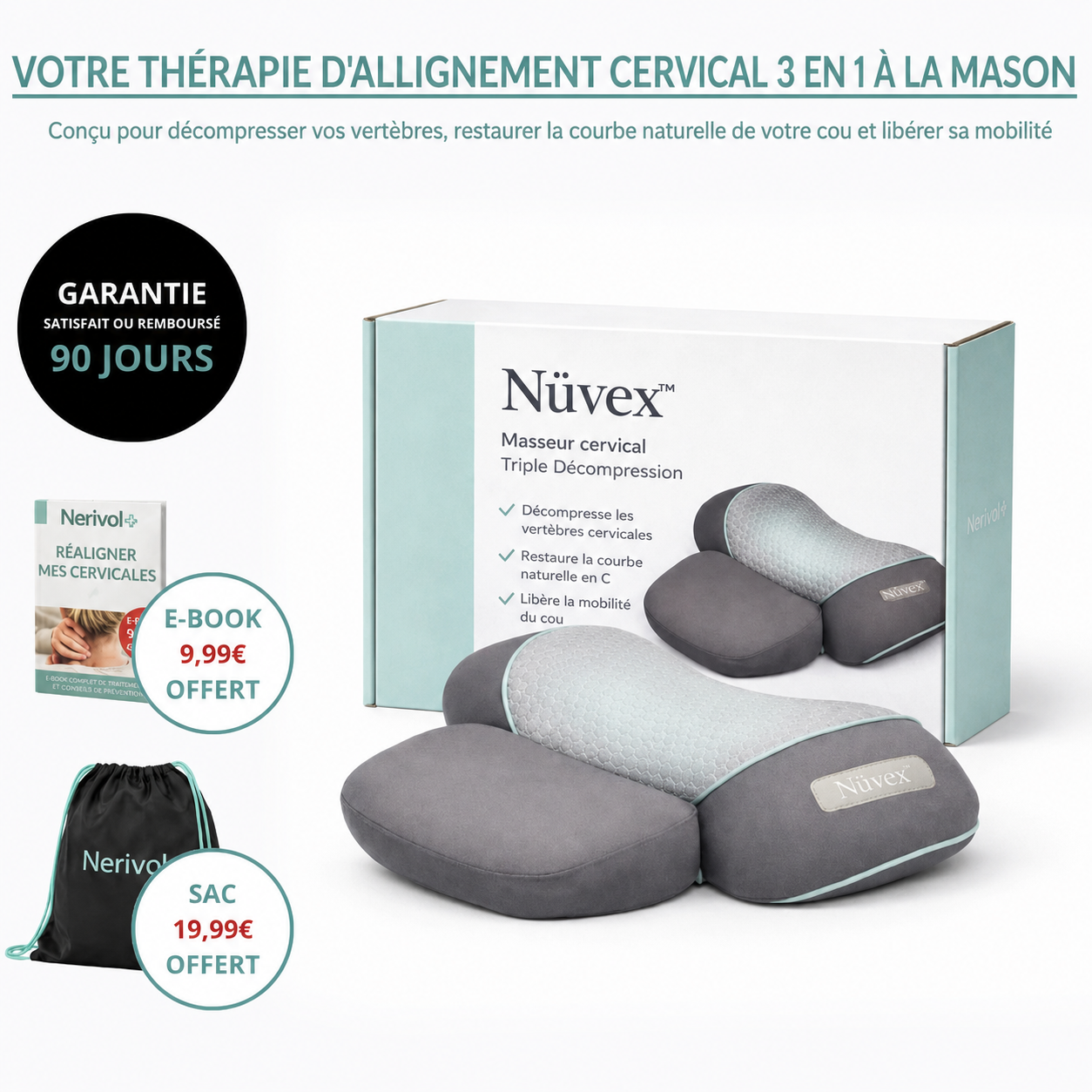 Nüvex™ Triple-Action Cervical Alignment Massager