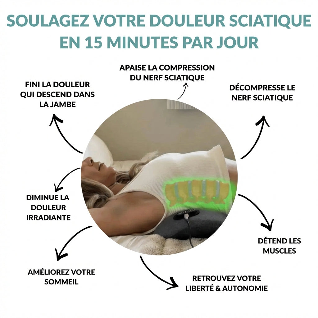 Spineva™ – Ischiasmassagegerät mit Dreifachwirkung